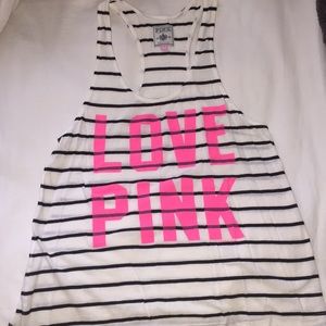 PINK Racerback Tank
